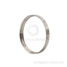 Precisão CNC usinando peças anel de aço inoxidável